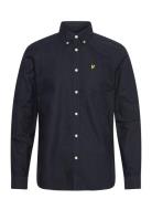 Lyle & Scott Plain Oxford Shirt Marinblå