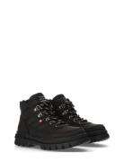 Tommy Hilfiger Kids Mid Winter Boots Vinterkängor Med Snörning Black T...