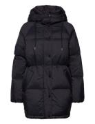 Mid Length Down Jacket Fodrad Jacka Black GANT