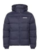 Napapijri Suomi Hood Puffer Jacket Marinblå