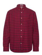 GANT Reg Flannel Check Shirt Röd