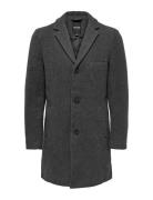 ONLY & SONS Onsjaylon Wool Coat Otw Grå