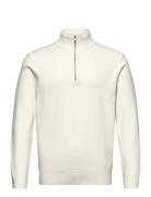 Lindbergh Ecovero Half Zip Knit Vit