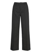 Scotch & Soda Edie Lurex Stripe Wide Leg Pant Svart