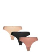 Lindex Brief Inv Thong Reg High Cu Beige