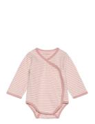 Fixoni Wrap Body Ls Y/D Stripe Rosa