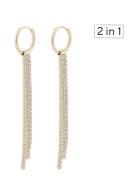 SNÖ Of Sweden Fanny Ring Tassel Ear G/Clear Guld