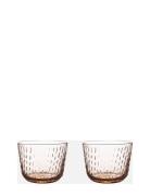 Marimekko Home Syksy Glass Tumbler 2Dl 2 Pcs Gul