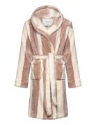 Rosemunde Kids Rhflurry Hooded Fleece Robe Beige