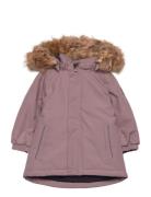 Color Kids Parka W. Fake Fur Rosa