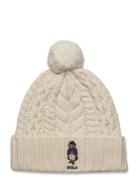 Polo Ralph Lauren Polo Bear Cable Pom-Pom Beanie Kräm