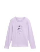 Tom Tailor Tulle Artwork Longsleeve Lila