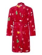 Christmas Sweats Cute Christmas Robe Red Röd