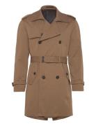 Mango Water-Repellent Trench Coat With Belt Brun