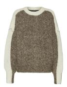 Vero Moda Vmcordelia Ls O-Neck Pullover Ga Kräm