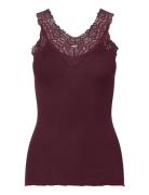 Rosemunde Rwbernadine Sl Lace Top Burgundy