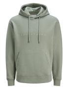 Jack & J S Jjestar Jj Sweat Hood Noos Grön