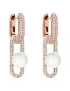 Marmara Sterling Goldplated Pearl Earrings Vit