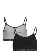 Polo Ralph Lauren 2T-2Pk Bralettes Svart