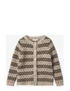 Fliink Star Nordic Cardigan Brun