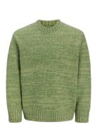 Jack & J S Jorwinter Space Dye Knit Styd Aw24 Grön