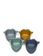 Liewood Malene Silic Bowl 4-Pack Blå