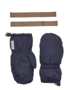 MINI A TURE Matcordt Fleece Lined Gloves Marinblå