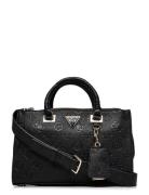 GUESS Cresidia Status Satchel Svart