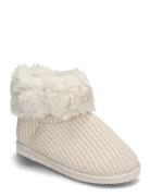 Hunkemöller Knit Boot Slippers Vit