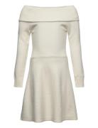 Lindex Dress Knitted With Fold Down C Vit