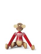 Kay Bojesen Monkey Christmas Jumper 2024 Mini Teak/Limba Nude