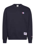 Champion Crewneck Sweatshirt Marinblå