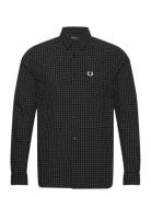 Fred Perry Grid Check Shirt Svart