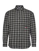 Tommy Jeans Tjm Badge Flannel Shirt Ext Svart