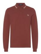 Fred Perry Ls Twin Tipped Fp Shirt Röd