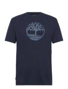 Timberland Tree Logo Short Sleeve Tee Marinblå