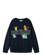 Name It Nkmday Pokemon Nreg Sweat Bru Noos Sky Marinblå