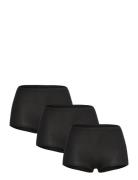 Lindex Brief 3 Pack Carin Boxer High Svart