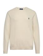 Polo Ralph Lauren Wool-Cotton Crewneck Sweater Kräm