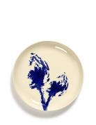 Serax Plate S White Artichoke Blue Feast By Ottolenghi Set/2 Vit