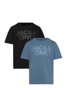 Jack & J S Jjecorp Logo Tee Ss O-Neck 2Pk Mp Mni Blå