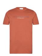 Lindbergh Copenhagen Print Tee S/S Orange