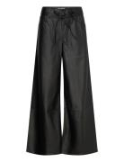 LEVI´S Women Xl Straight - Fx Leather Blacks Svart