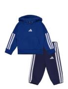 Adidas Sportswear I 3S Fl Hd Jog Blå