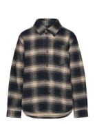 Mads Nørgaard Soft Flannel Svano Shirt Marinblå