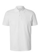 Selected Homme Slhslim-Atlas Ss Polo Vit