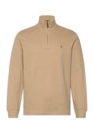 Polo Ralph Lauren Estate-Rib Quarter-Zip Pullover Beige