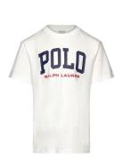 Ralph Lauren Kids Logo Cotton Jersey Tee Vit