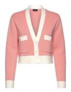 Lexington Clothing Half Milano Knitted Cardigan Rosa