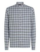 Tommy Hilfiger Oxford Lumber Plaid Sf Shirt Blå